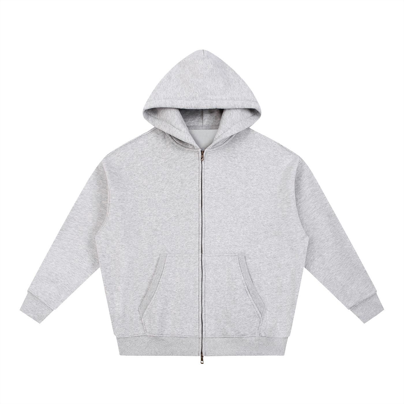 Anti Muse Basics Blank Zip Up Hoodie
