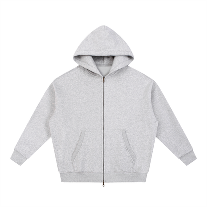 Anti Muse Basics Blank Zip Up Hoodie