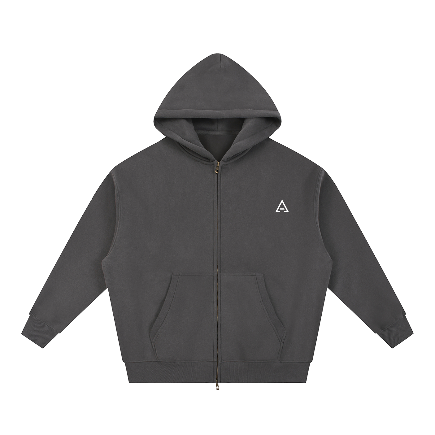 Anti Muse Basics Logo Zip Up Hoodie
