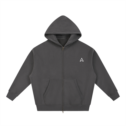 Anti Muse Basics Logo Zip Up Hoodie