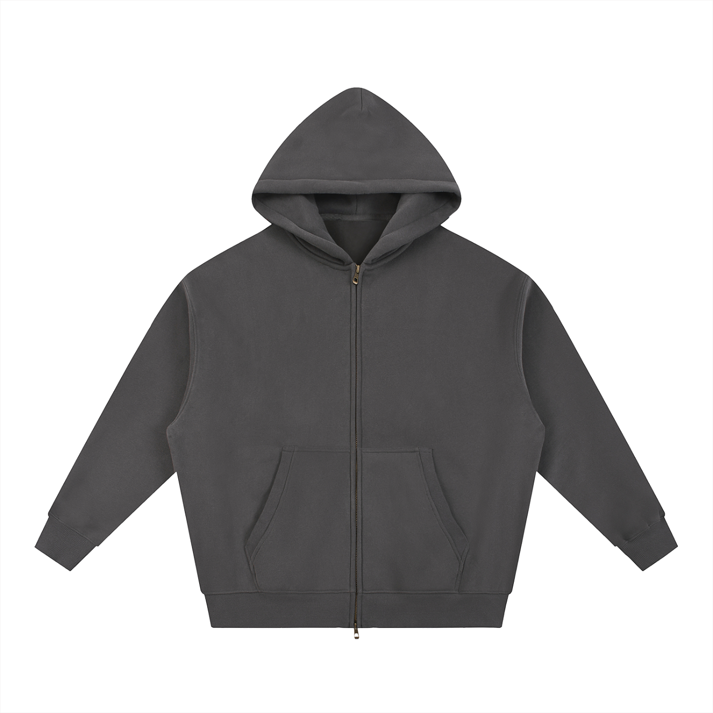 Anti Muse Basics Blank Zip Up Hoodie