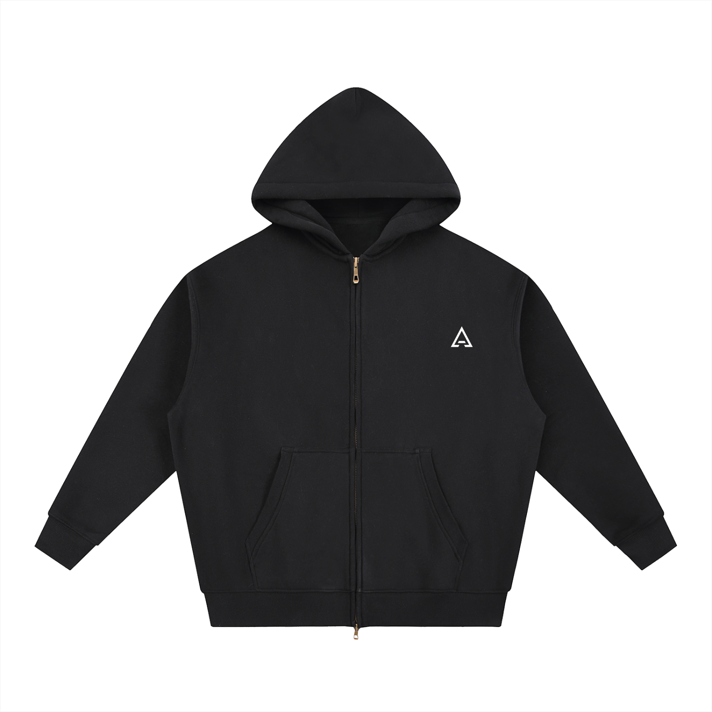 Anti Muse Basics Logo Zip Up Hoodie