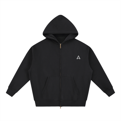 Anti Muse Basics Logo Zip Up Hoodie