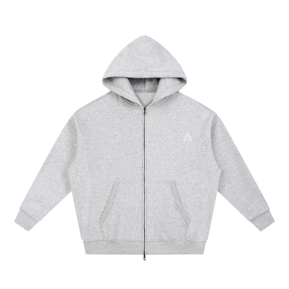 Anti Muse Basics Logo Zip Up Hoodie