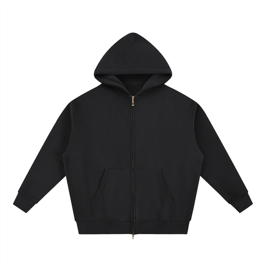 Anti Muse Basics Blank Zip Up Hoodie