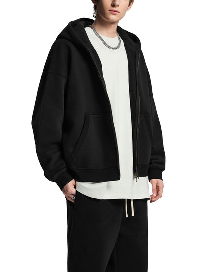 Anti Muse Basics Logo Zip Up Hoodie