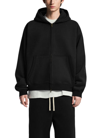 Anti Muse Basics Blank Zip Up Hoodie