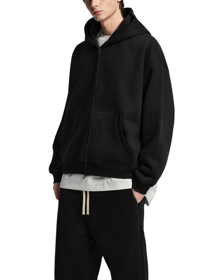 Anti Muse Basics Blank Zip Up Hoodie
